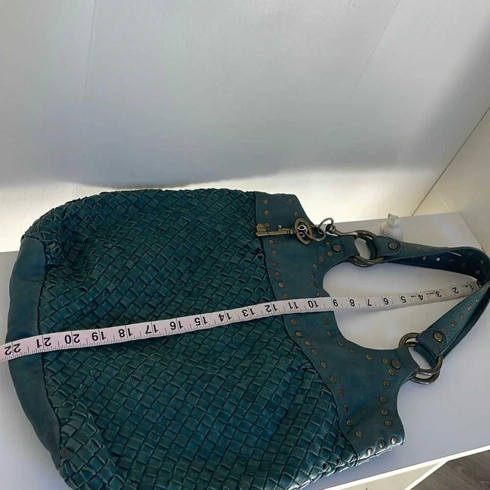 Fossil 🗝️ Vintage Woven Genuine Leather ShoulderBag
